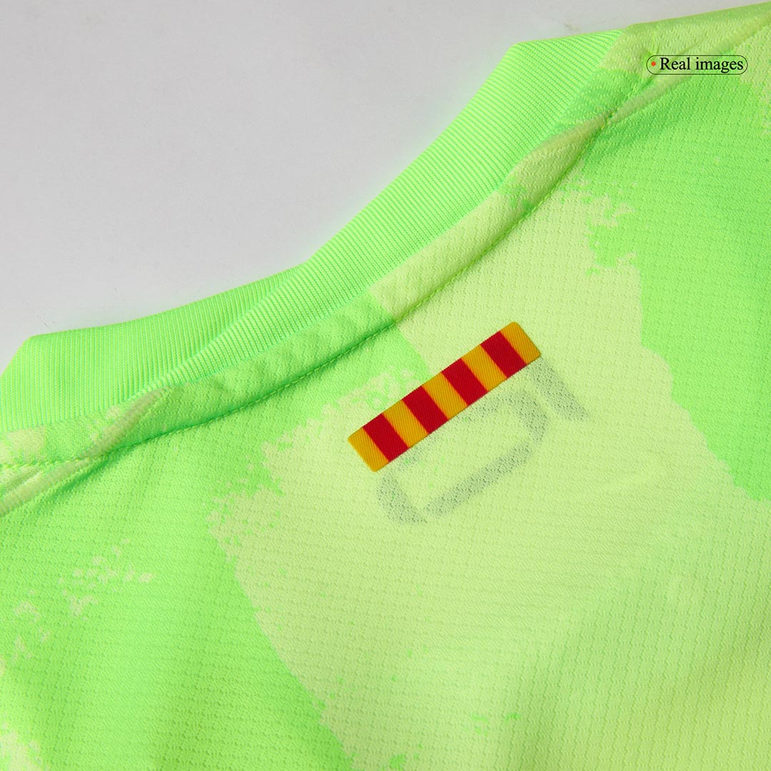 Men's Barcelona Third Away Soccer Jersey 2024/25 - (Spotify Logo Without Text)