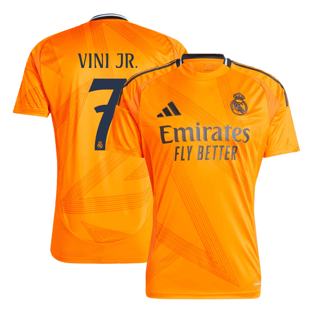 Men's Real Madrid VINI JR. #7 Away Soccer Jersey 2024/25