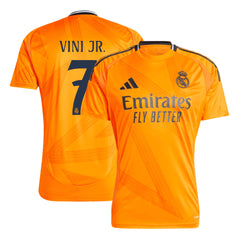 Men's Real Madrid VINI JR. #7 Away Soccer Jersey 2024/25