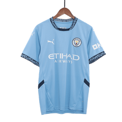Men's Manchester City DE BRUYNE #17 Home Soccer Jersey 2024/25 UCL