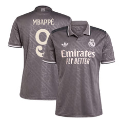 Men's Real Madrid MBAPPÉ #9 Third Away Soccer Jersey 2024/25