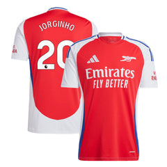 Men's Arsenal JORGINHO #20 Home Soccer Jersey 2024/25