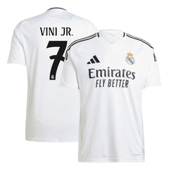 Men's Real Madrid VINI JR. #7 Home Soccer Jersey 2024/25