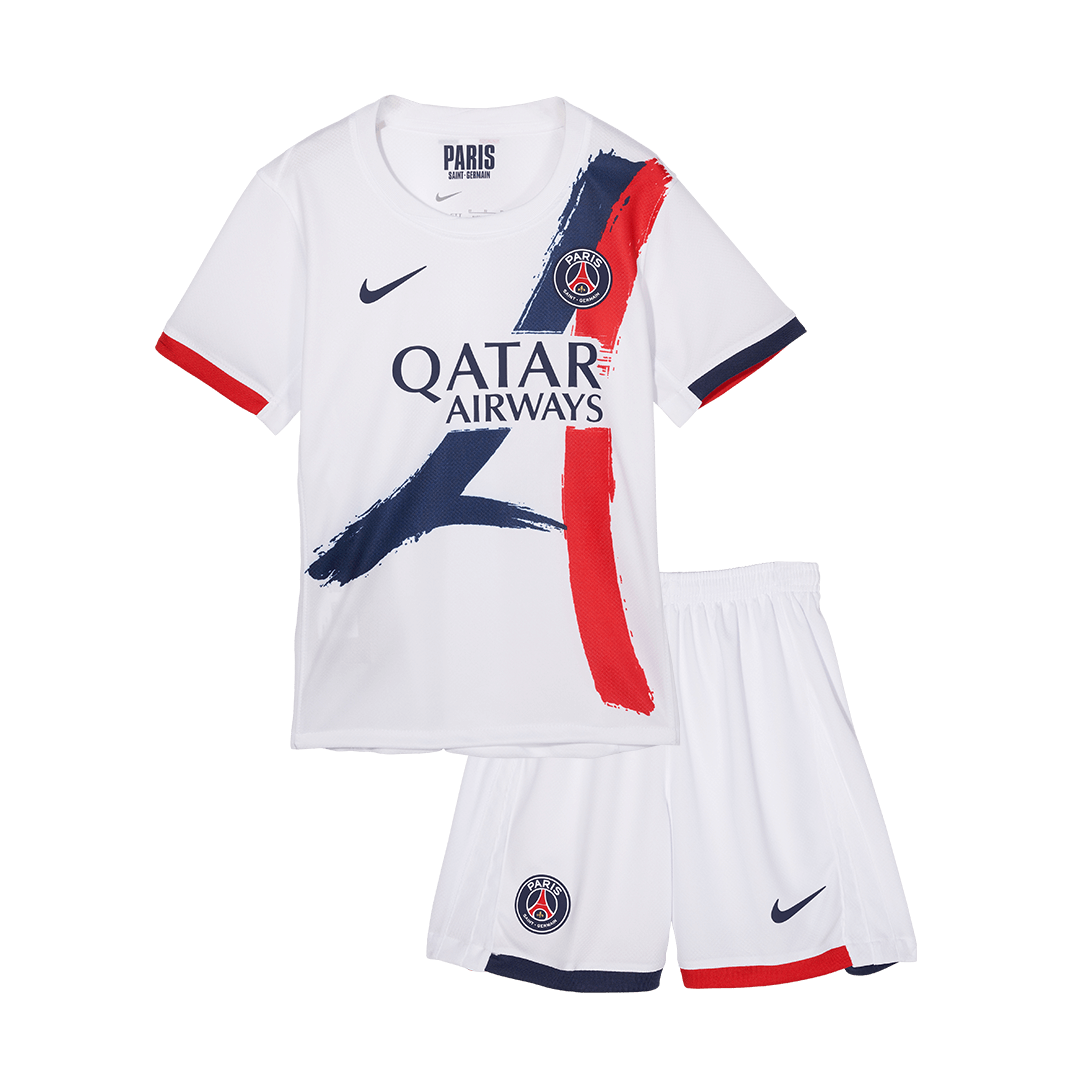 Kid's PSG Away Jerseys Kit(Jersey+Shorts) 2024/25