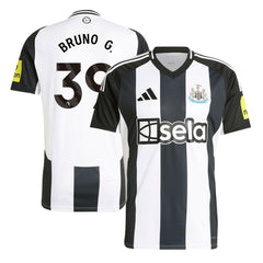 Men's Newcastle BRUNO G. #39 Home Soccer Jersey 2024/25