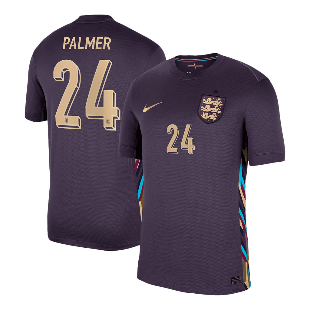 Men's England PALMER #24 Away Soccer Jersey Euro – FanKitOutlet Shop