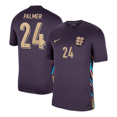 Men's England PALMER #24 Away Soccer Jersey Euro 2024