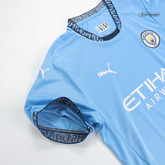 Men's Manchester City HAALAND #9 Home Soccer Jersey 2024/25 UCL