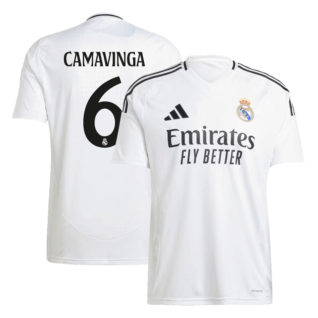Men's Real Madrid CAMAVINGA #6 Home Soccer Jersey 2024/25