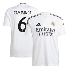 Men's Real Madrid CAMAVINGA #6 Home Soccer Jersey 2024/25