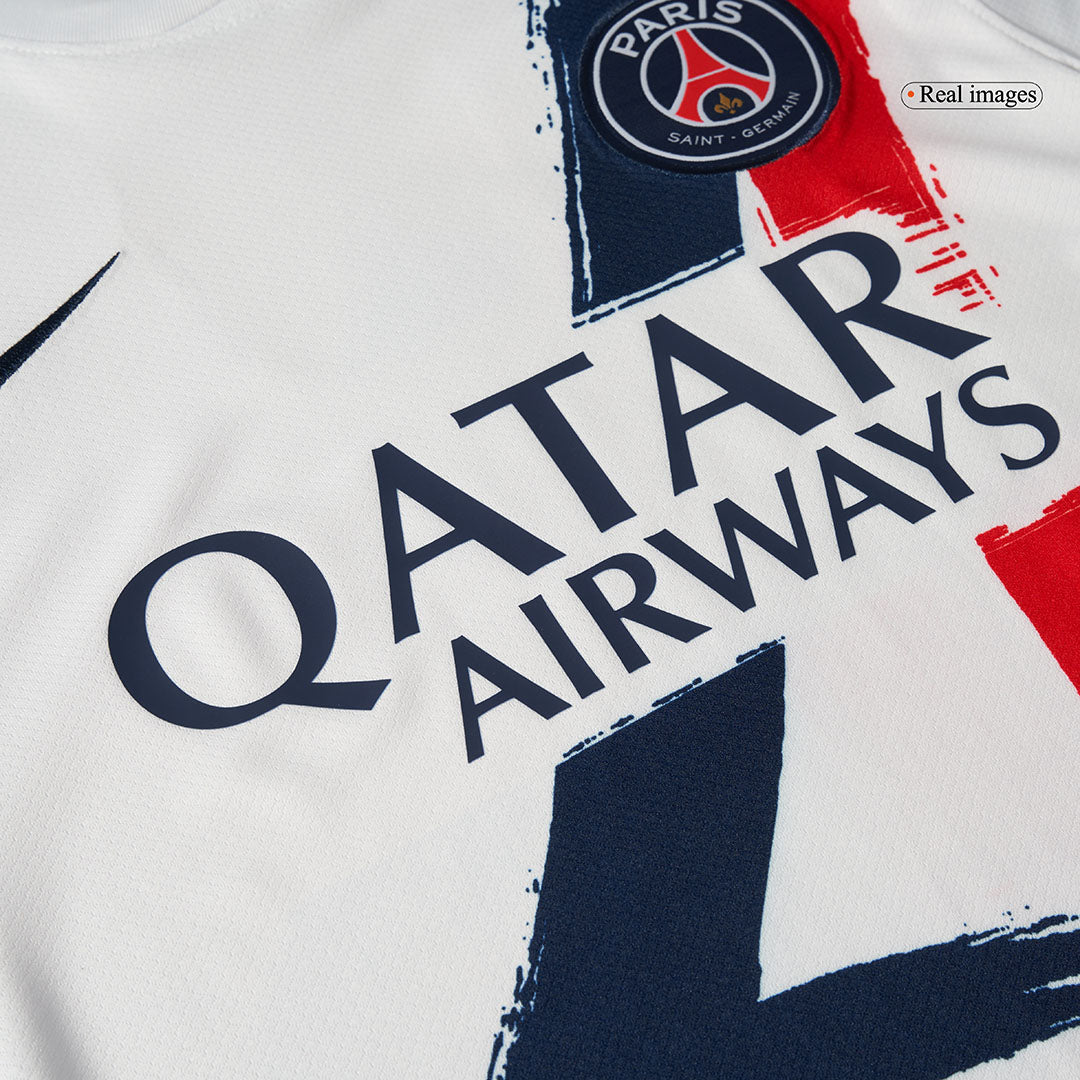 Men's PSG O.DEMBÉLÉ #10 Away Soccer Jersey 2024/25 UCL